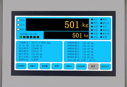六种物料配料秤仪表AMC501-B